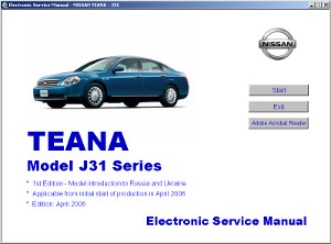  Nissan Teana J31 -  2